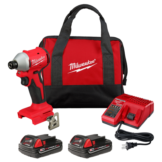 M18™ Compact Brushless 1/4" Hex Impact Driver Kit