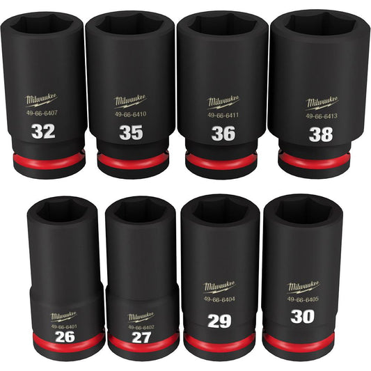 8PC 3/4 entraînement MM DP 6 PT IMP SCKT SET