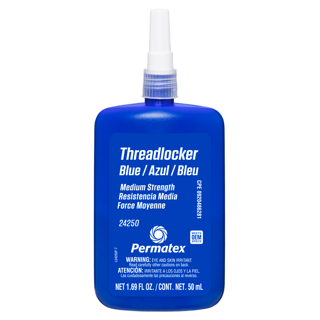 Permatex Blue Medium Strength 242 Threadlocker, 50mL