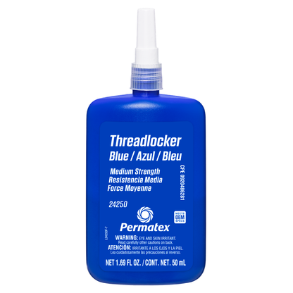 Permatex Blue Medium Strength 242 Threadlocker, 50mL