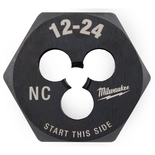 12-24 nc 1-inch Hex Threading Die