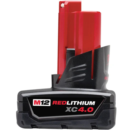 Milwaukee 12v Extended Capacity 4.0ah Battery, Global Version