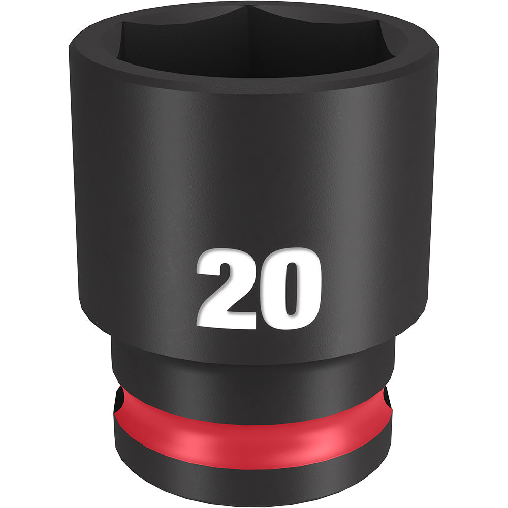 Shockwave Impact Duty™ 3/8" Drive 20mm Standard 6 Point Socket