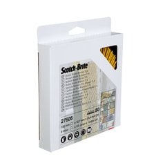 Brosse à soies radiales Scotch-BriteMC, BB-ZB, 15,24 x 1,27 x 2,54 cm (6 x 1/2 x 1 po), avec adaptateur