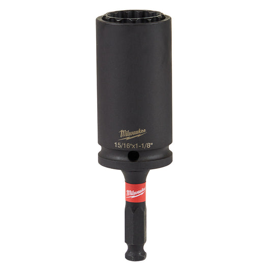 Shockwave™ Lineman ft. S 12pt 15/16 In & 1-1/8 In 2-in-1 Socket