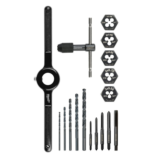 17pc Metric Tap And Die Set