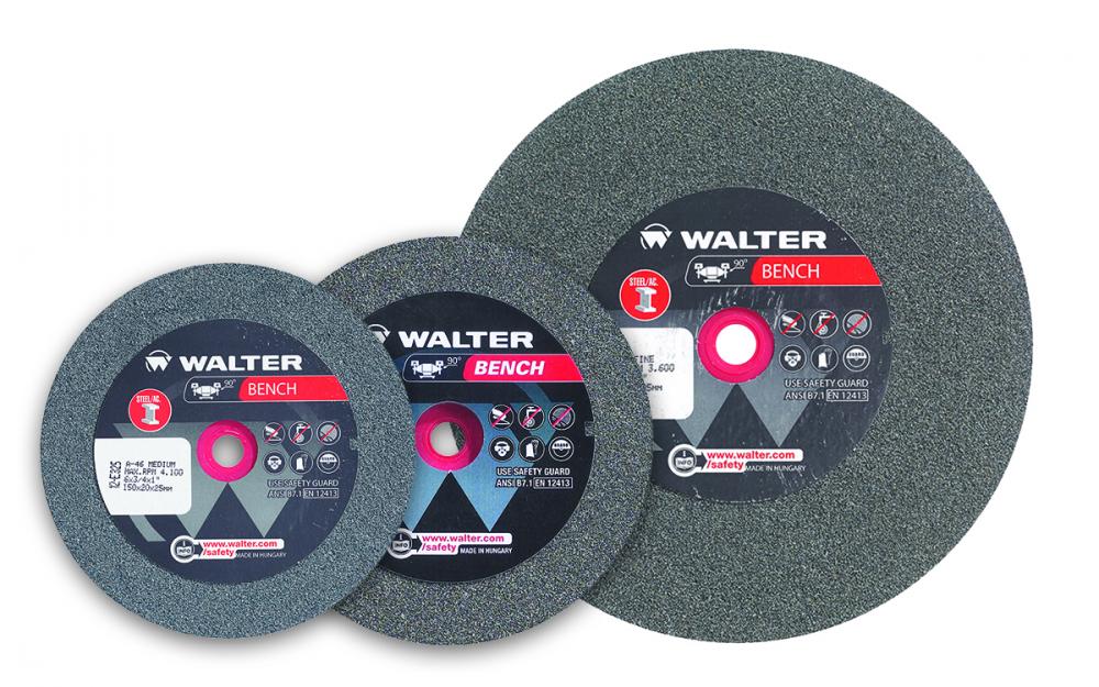 Bench Grinding Wheels, 10 In. X 1 In. X 1 In., Grade: 60 Fine, Type: 1