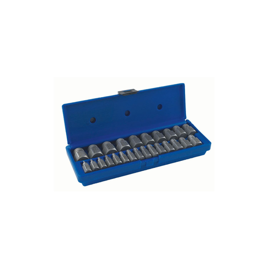 IRWIN Hex Head Multi-Spline Screw Extractors 532 Series Plastic Case Sets