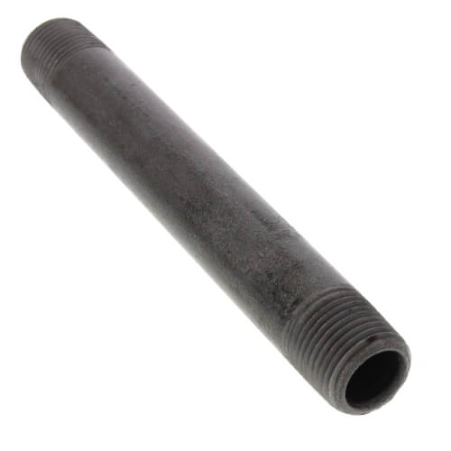 Mamelon noir 1/2" NPT x 6", nomenclature 80