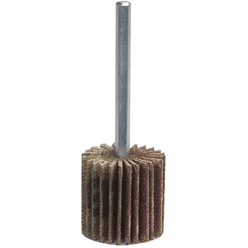 Mini Flap Wheel, Aluminum Oxide, 80 Grit, 2" x 1/2" x 1/4"