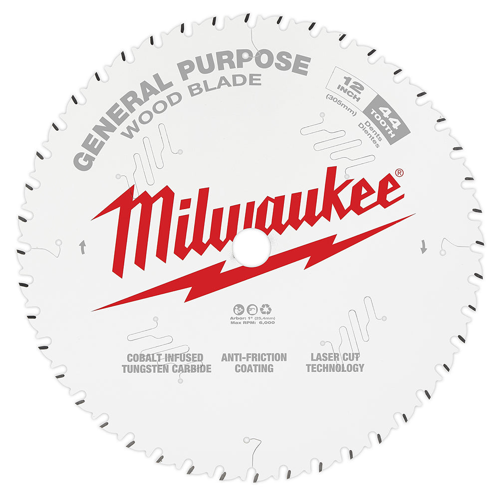 12 In 44t General Purpose Circular Saw Blade