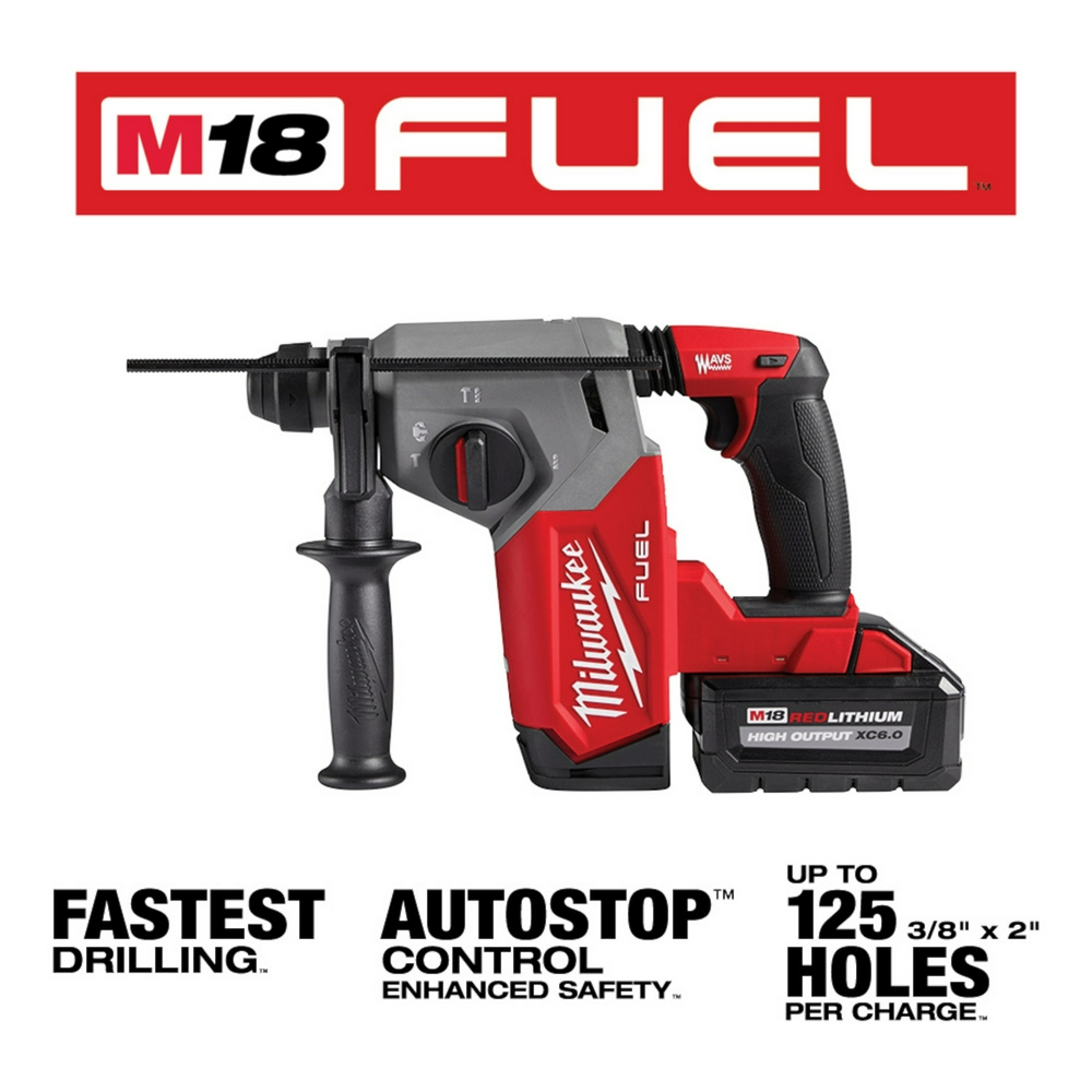 M18 FUEL™ 1 In SDS Plus Rotary Hammer Kit