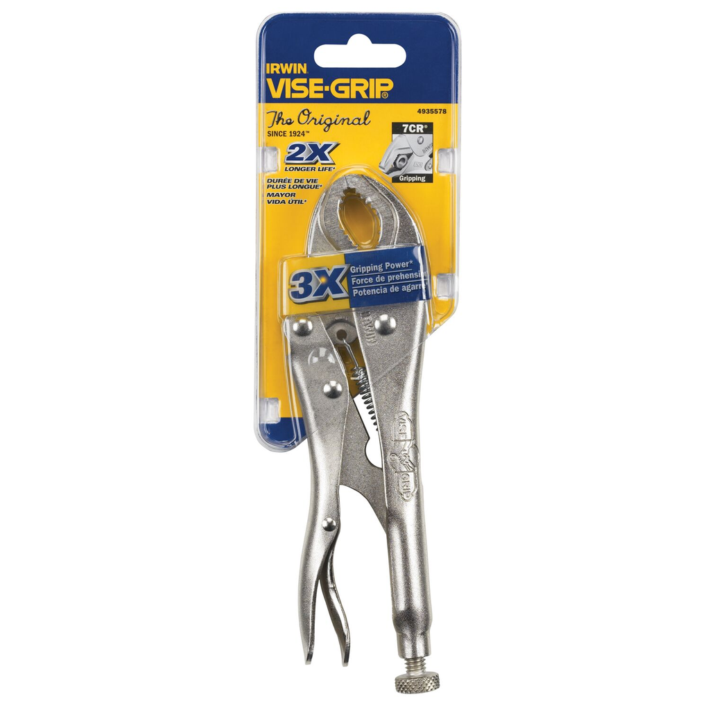 IRWIN Vise-Grip Locking Pliers Original Curved Jaw 7-Inch