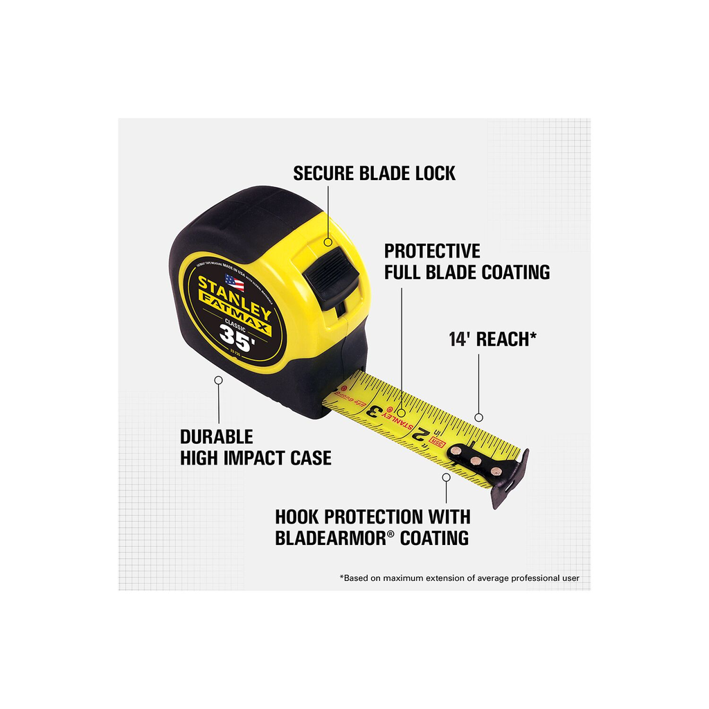 STANLEY 35 Ft. FATMAX Classic Tape Measure