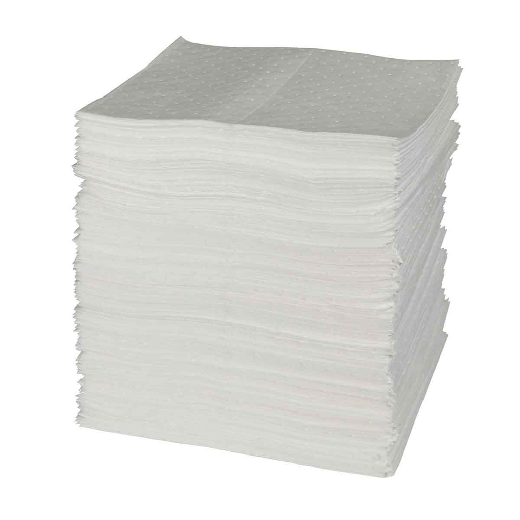 SPC Oil Only Absorbent Pads 15x19in Light Weight, 200/pk