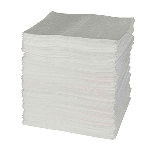 SPC Oil Only Absorbent Pads 15x19in Light Weight, 200/pk