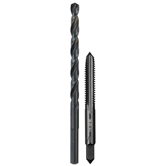 1/4"-20 nc Straight Flute Plug Tap & #7 Drill Bit