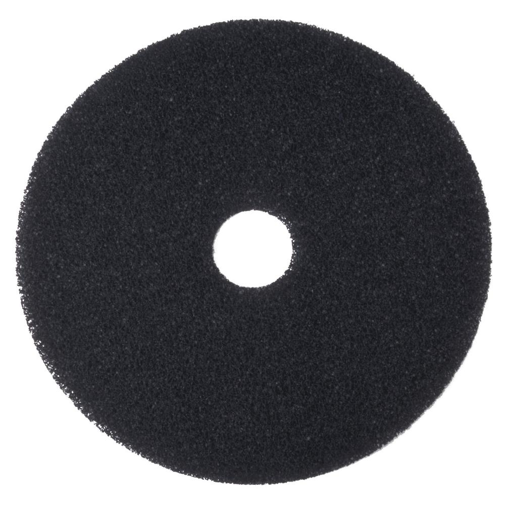 Tampon de décapage noir 3M™, 7200, 431 mm (17 po), 5/cs
