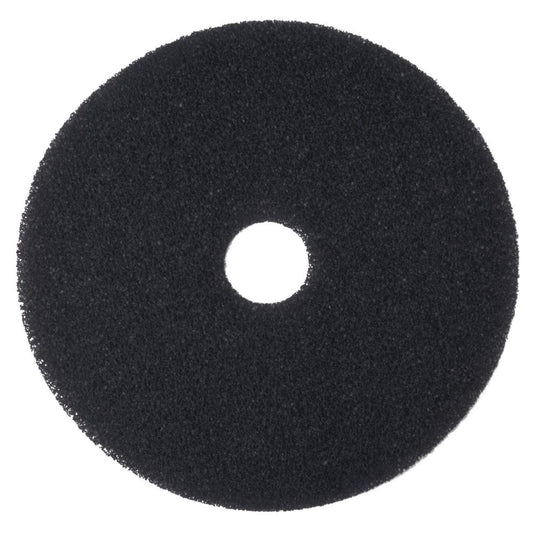 Tampon de décapage noir 3M™, 7200, 431 mm (17 po), 5/cs