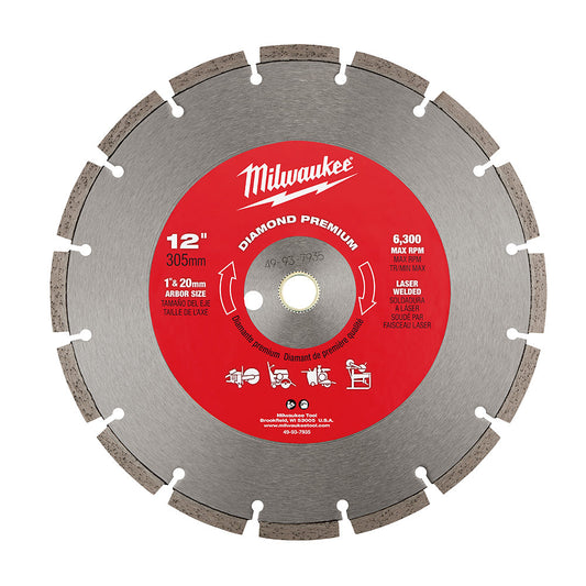 Diamond Premium Segmented 12" Blade