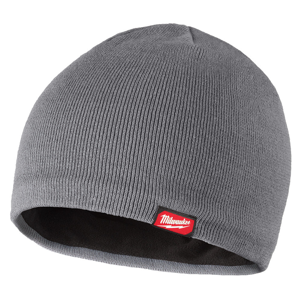 Fleece-lined Beanie - Gray