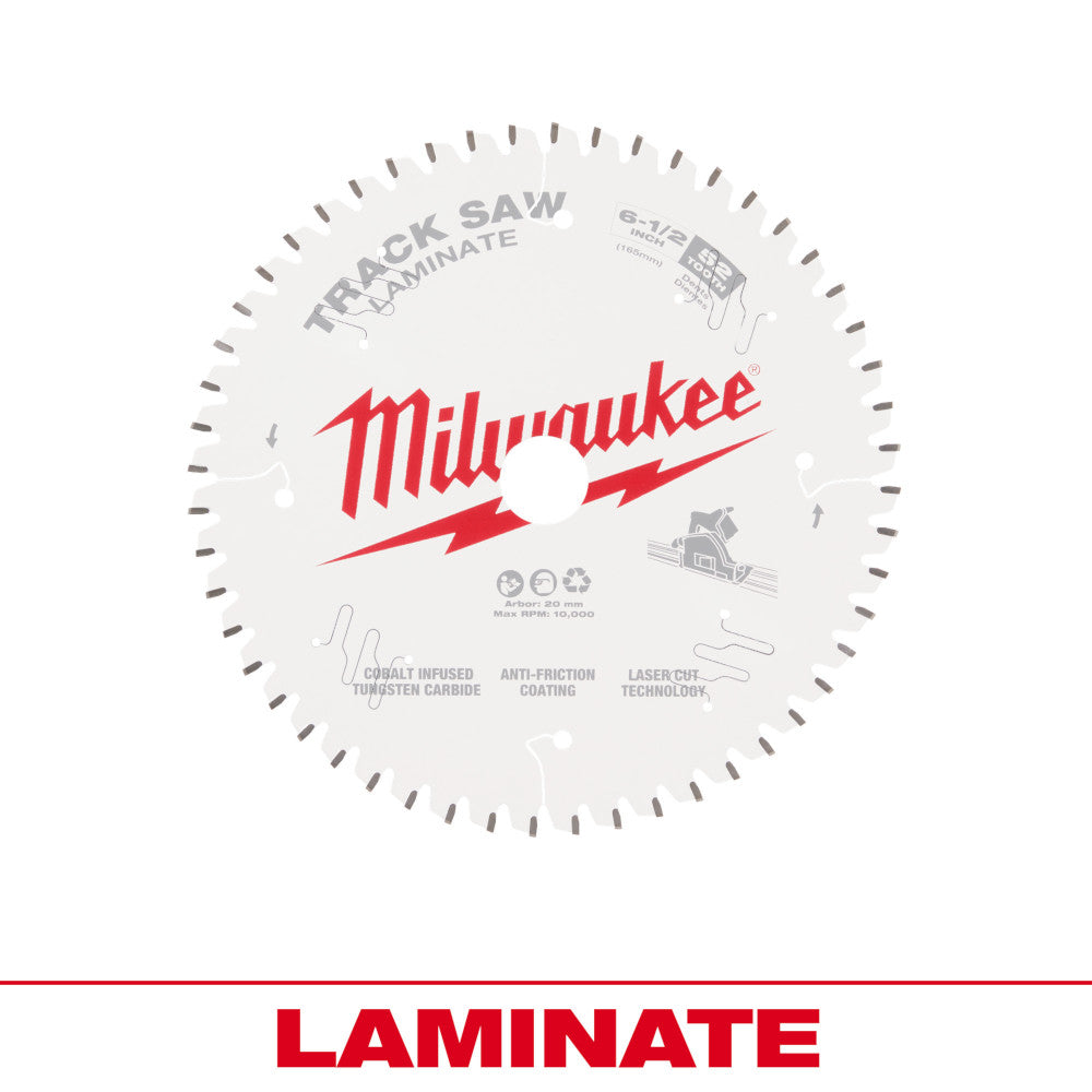 6-1/2” 52t Laminate Track Saw Blade, 5/PK