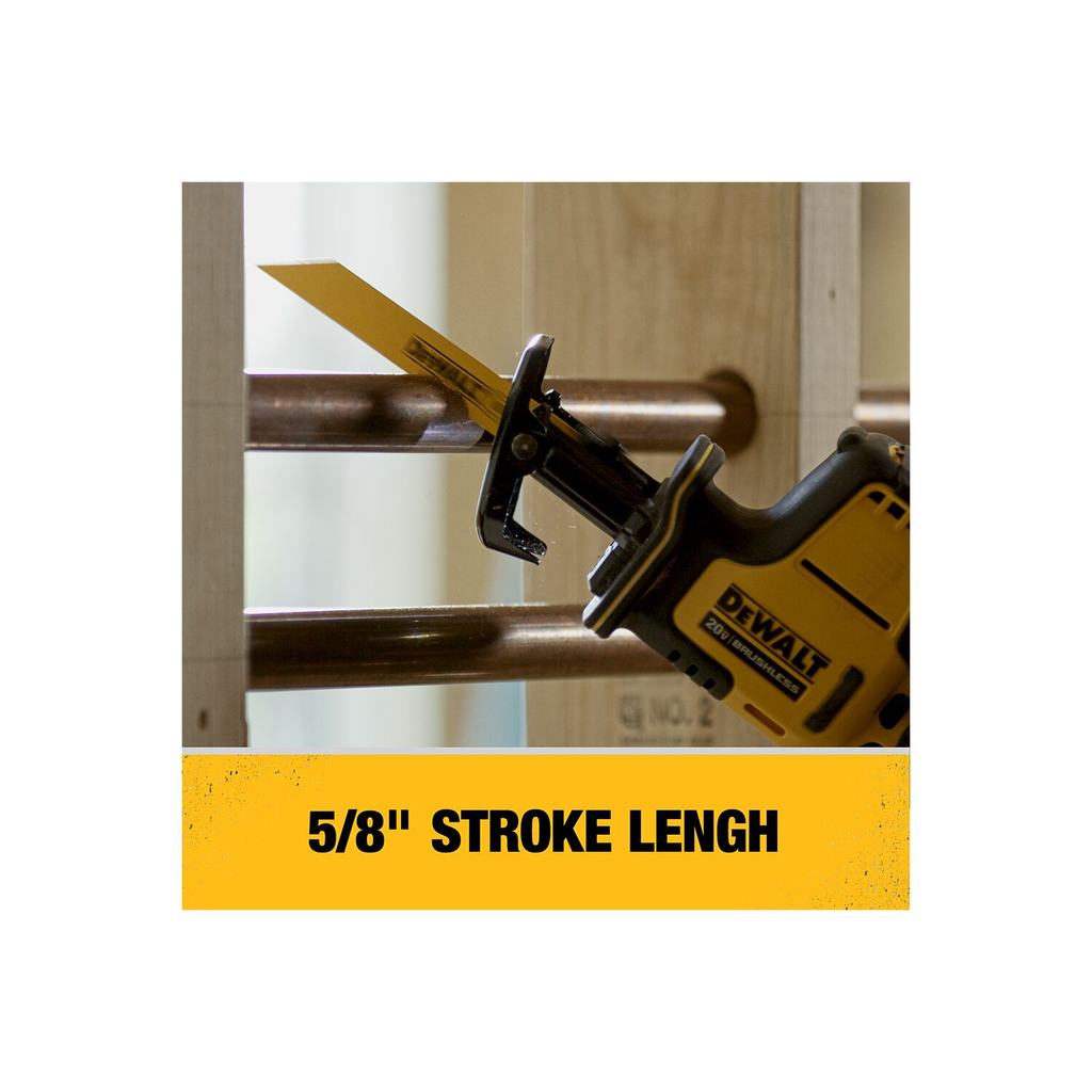 DEWALT ATOMIC 20V MAX* Cordless One-Handed Reciprocating Saw (Tool Only)