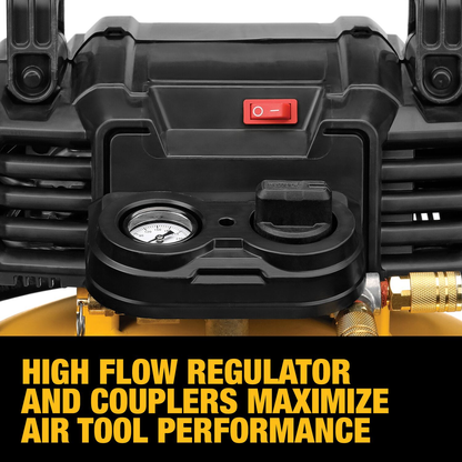 DEWALT Pancake Air Compressor, 6 Gallon, 165 Psi