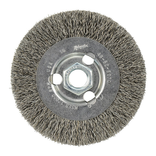 4 In Radial Crimped Wheel- Carbon Steel