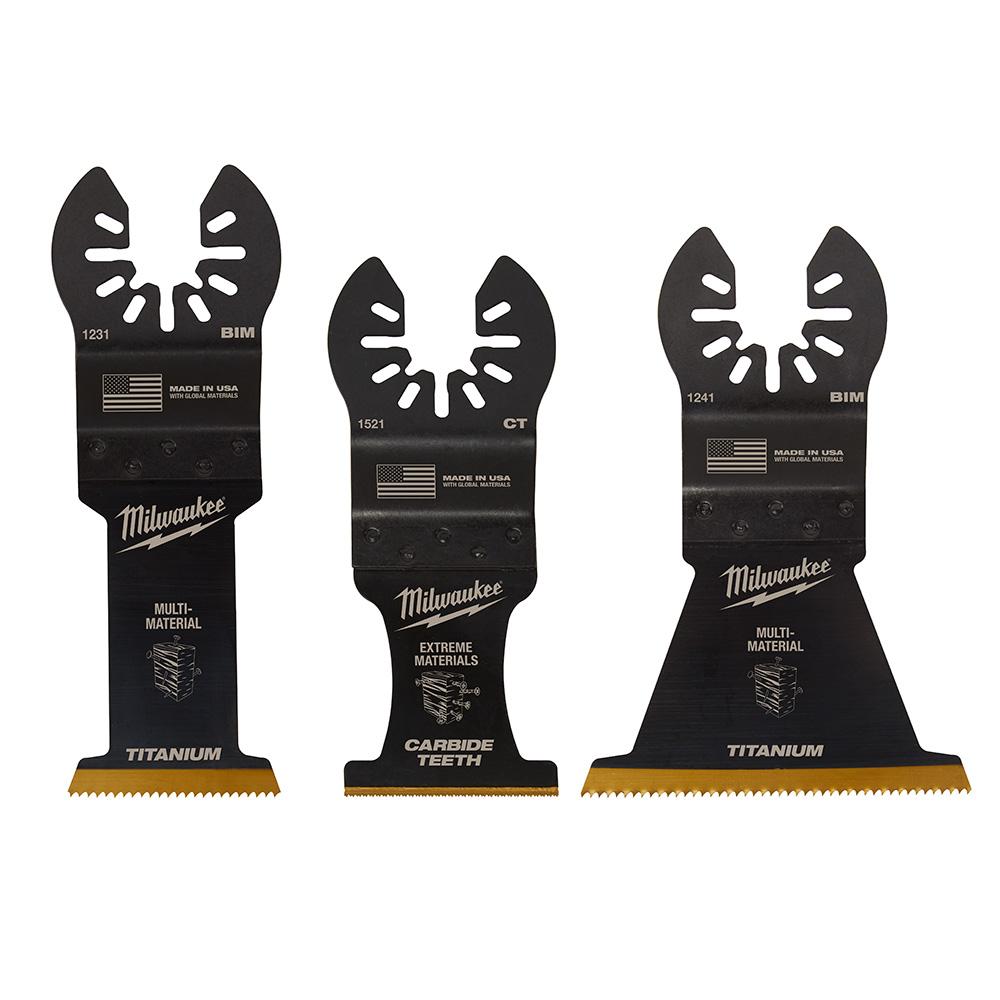 3PC CUTTING MULTI-TOOL BLADE VAR PK