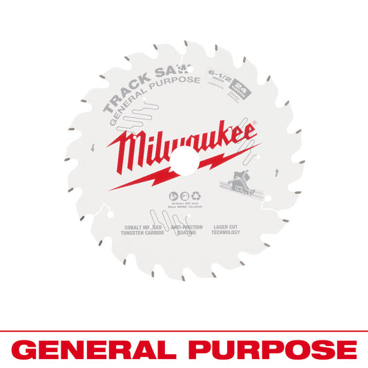 6-1/2" 24t General Purpose Track Saw Blade, 5/PK