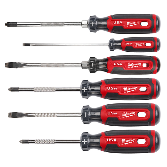 6PC Cushion Grip Screwdriver Kit 