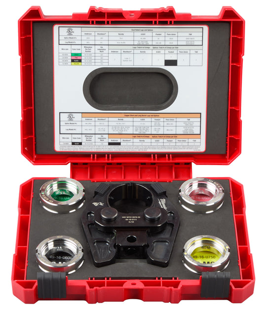 750 Mcm Cu/al Crimping Jaw With 400-750 Mcm al 6t u Style Dies