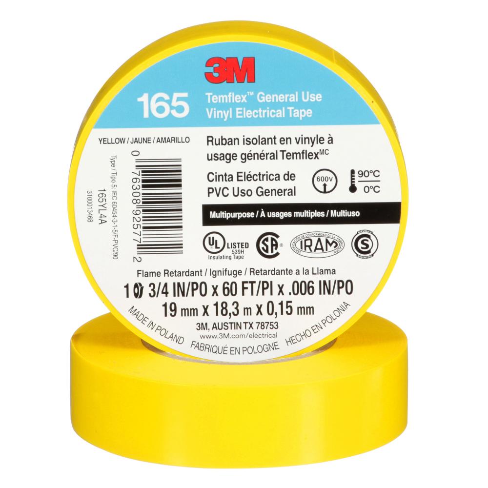 3M™ Temflex™ General Use Vinyl Electrical Tape 165