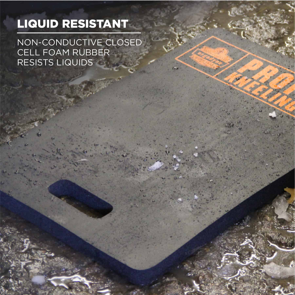 380 Black Standard Foam Kneeling Pad - 1in