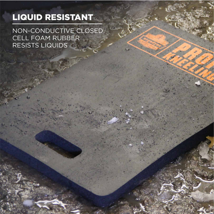 380 Black Standard Foam Kneeling Pad - 1in