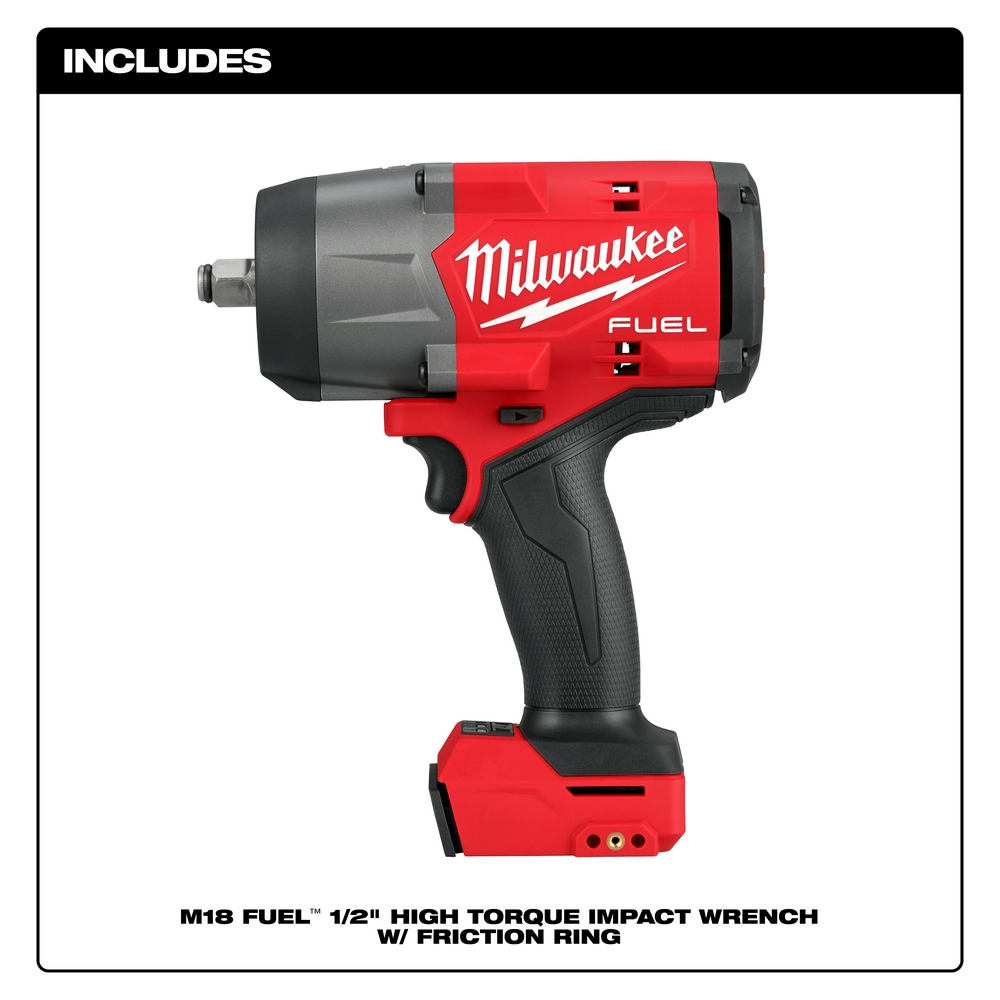 M18 Fuel 1/2" High Torque Impact Wrench With Friction Ring