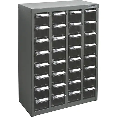 Armoire à pièces KPC-500, acier galvanisé, 32 tiroirs, 18-1/10" x 8-7/10" x 25-3/5", gris