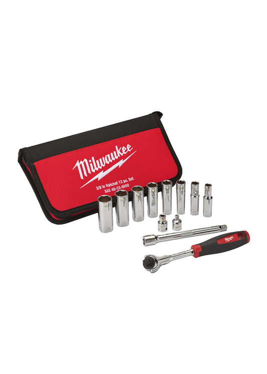 12-piece 3/8 In Drive Sae Socket Set