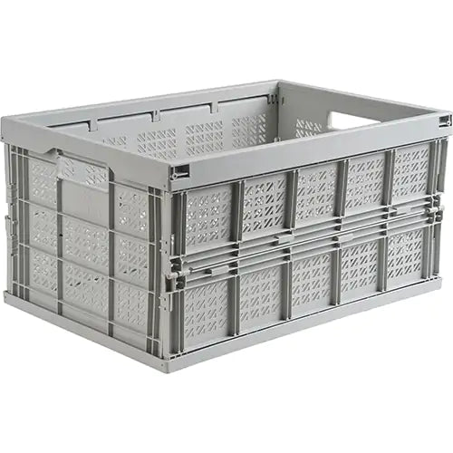Conteneur pliable, 21" L x 14" l x 10,5" H, gris