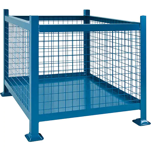 Bulk Stacking Containers, 34.5" W x 40.5" D x 30" H, 3000 lbs. Capacity
