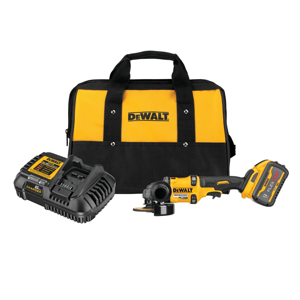 Dewalt Flexvolt 60V Brushless Grinder 4-1/2 To 6in Kit