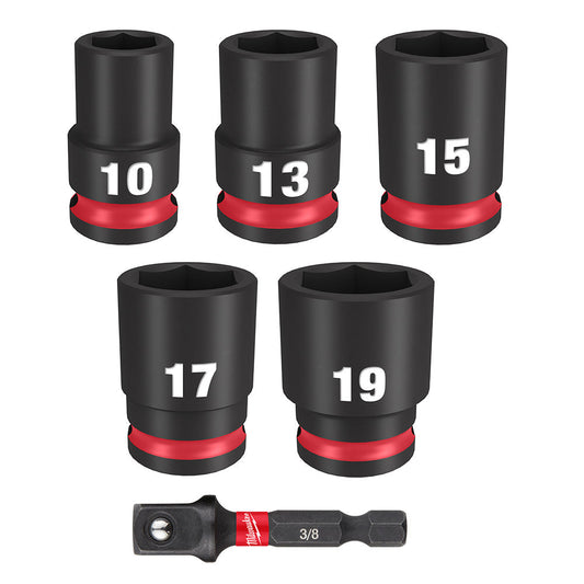 Shockwave™ 6pc Impact Duty™ 3/8" Drive Metric Standard Socket Set