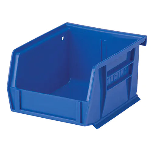 Bac à empiler et à suspendre, 4-1/8" L x 3" H x 5-3/8" P, bleu