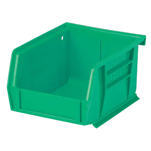 Bac à empiler et à suspendre, 4-1/8" L x 3" H x 5-3/8" P, vert