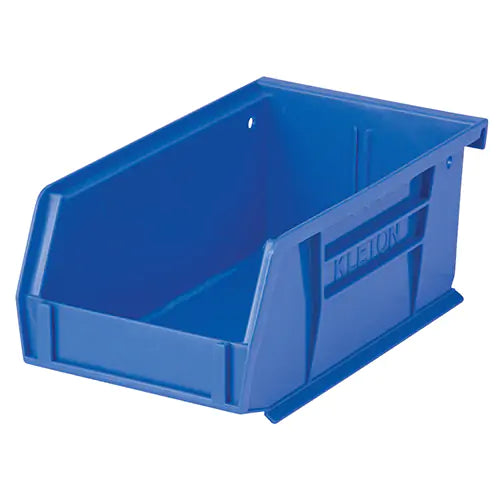 Bac à empiler et à suspendre, 4-1/8" L x 3" H x 7-3/8" P, bleu