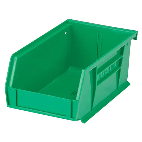 Bac à empiler et à suspendre, 4-1/8" L x 3" H x 7-3/8" P, vert