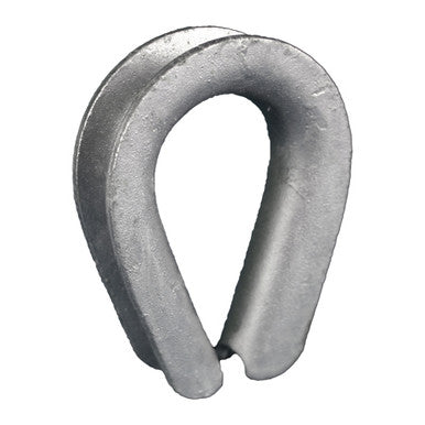 Crosby® G-411 Standard Wire Rope Thimbles, Steel, 3/4"