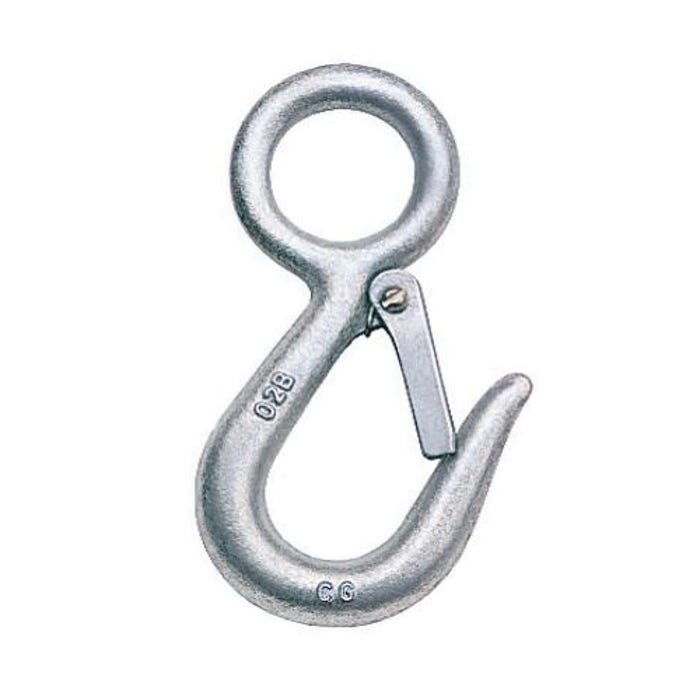 Crosby® Snap Hook, Silver Color, Forged Carbon Steel, 9/16"