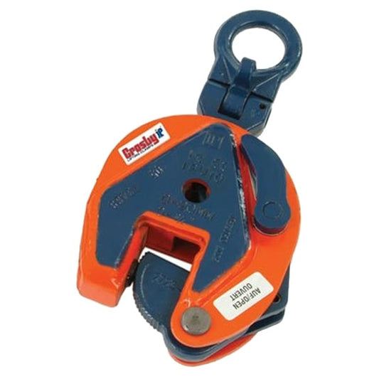 Crosby® IPU10J Universal Lifting Clamp, Alloy Steel, 12T, 2.13" - 4.25"
